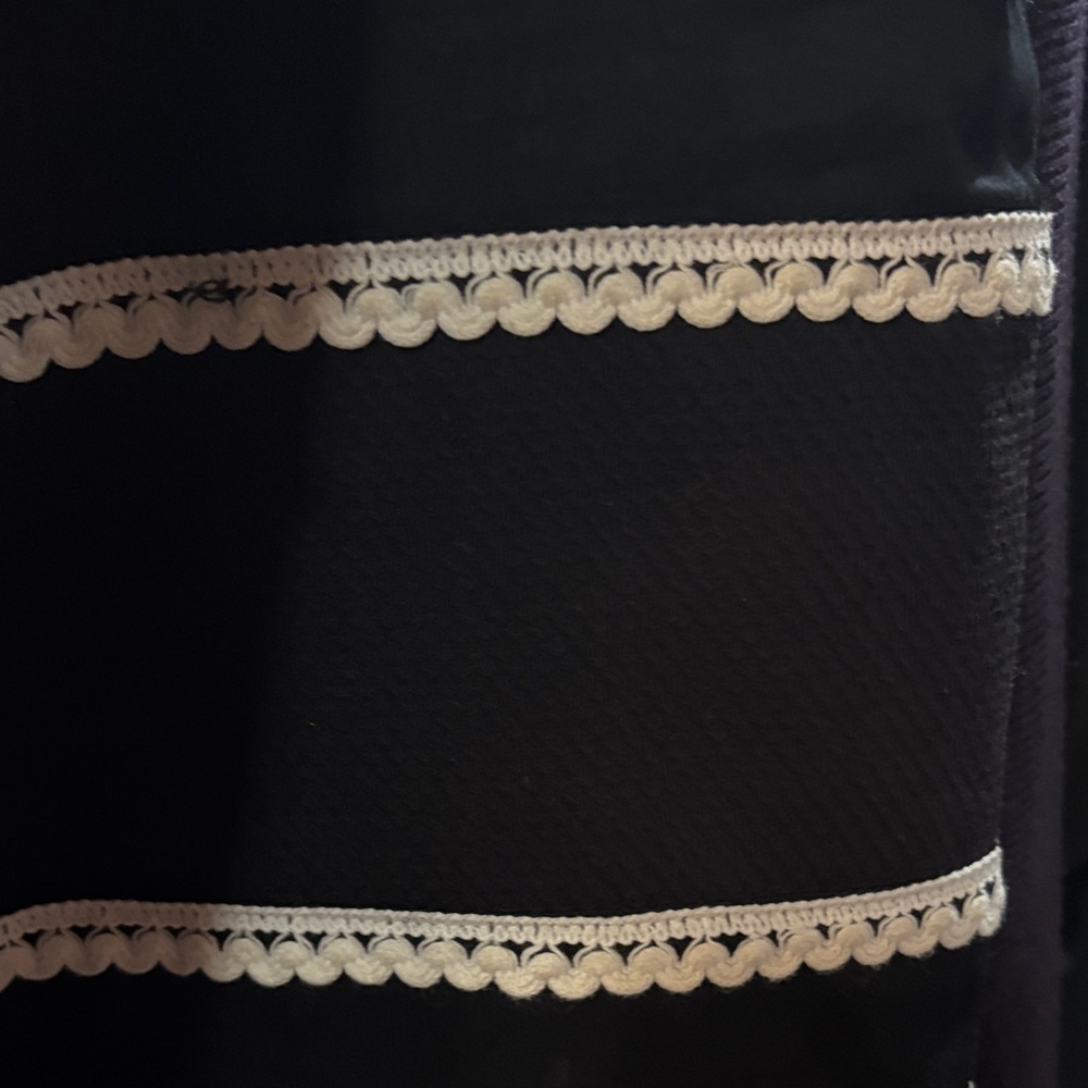 Etcetera Black and White Striped Pencil Skirt - Picture 5 of 6